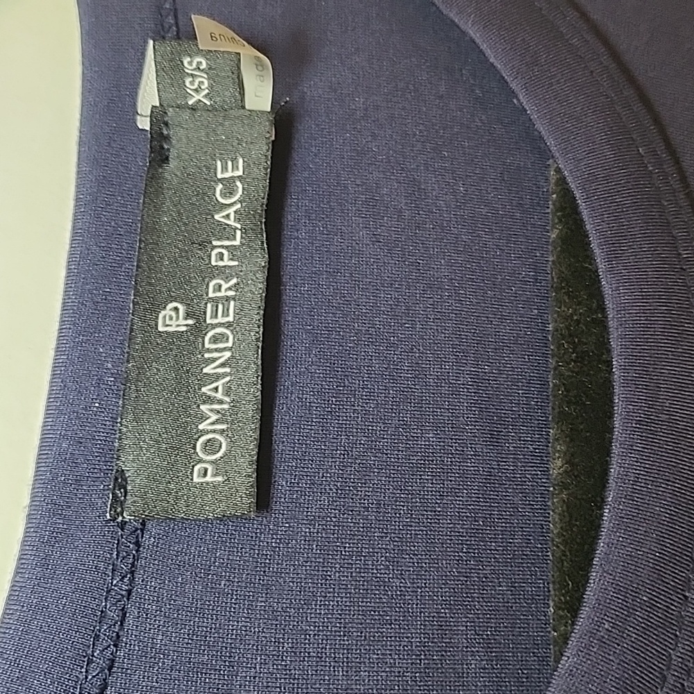 Pomander Place by Tuckernuck Navy Blue Sueshirt Dress S/XS - Picture 8 of 16